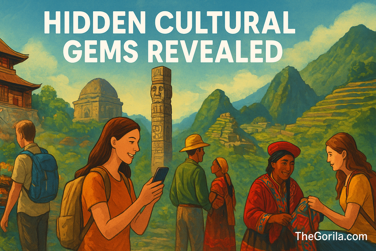 Hidden Cultural Gems: Travelers discovering unique destinations and local traditions worldwide